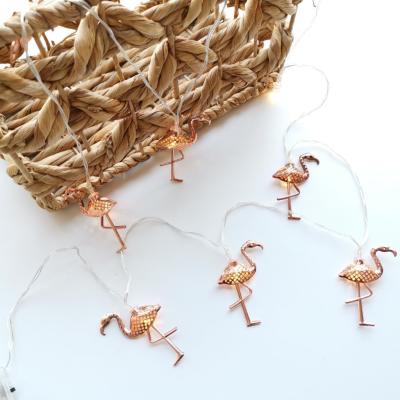 Rose Gold Flamingo Led Lamba