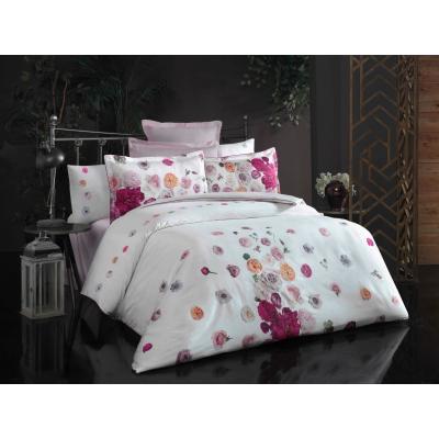Sarev Misty King Size Pamuk Saten Nevresim Takımı