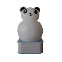 Sese Duyarlı Silikon Panda Renk Değiştiren LED Işık Gece Lambası