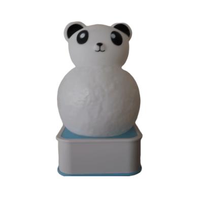 Sese Duyarlı Silikon Panda Renk Değiştiren LED Işık Gece Lambası