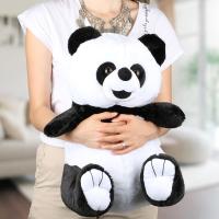 Sevimli Oturan Peluş Panda - Sevgiliye Hediye Peluş Panda 60 cm