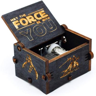 Star Wars Ahşap Çevirmeli Müzik Kutusu