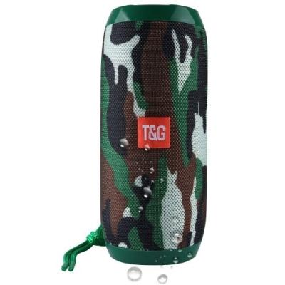 T&G TG-117 Bluetooth Taşınabilir Hoparlör Ses Bombası Kamuflaj Yeşil
