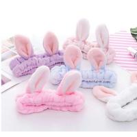 Tavşan Kulaklı Mercan Peluş Saç Bandı 6 Renk Seçeneği