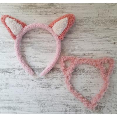 Tavşan Ve Kedi Kulaklı Peluş Taç Seti