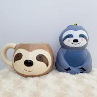 Tembel Hayvan Sloth Kupa Ve Squishy Anahtarlık Seti