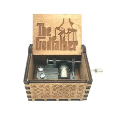 The Godfather Ahşap Çevirmeli Müzik Kutusu