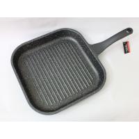 Thermoad Alüminyum Döküm Granit Grill Izgara Tava