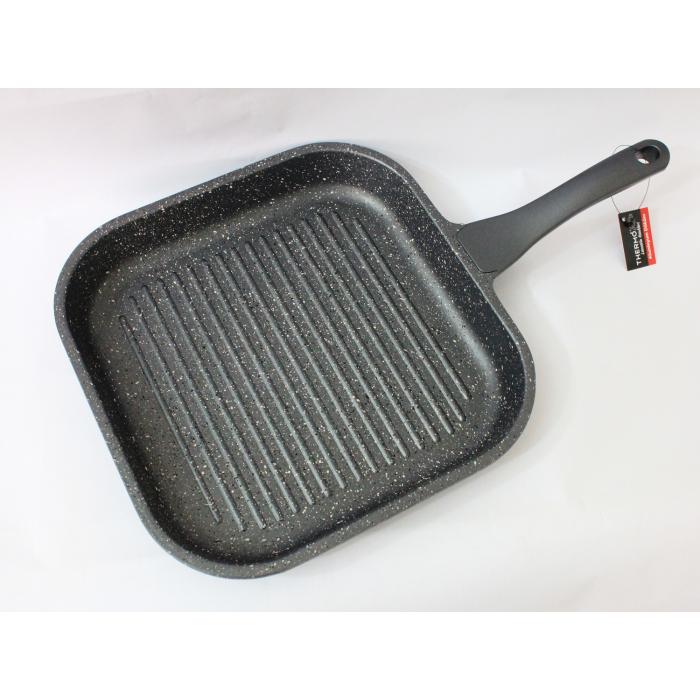 Thermoad Aluminyum Dokum Granit Grill Izgara Tava Netavantaj