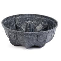 ThermoAD Taç Şekilli Alüminyum Döküm Granit Kek Kalıbı 24 Cm