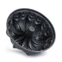 ThermoAD Taç Şekilli Alüminyum Döküm Granit Kek Kalıbı 24 Cm