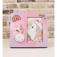 Unicorn Kabartmalı 3 Boyutlu 3D Tasarım Fotoğraf Çerçevesi