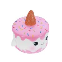 Unicorn Pasta Şekilli Squishy Yumuşak Anahtarlık