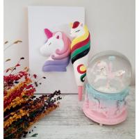 Unicorn Squishy Defter Kalem Ve Kar Küresi Seti