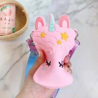 Unicorn Tasarım Silikon Omuz Askılı Çanta