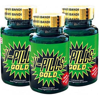 V-Pills Gold 180 Bitkisel Kapsül - 3 Kutu