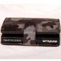 Wrapsol Tekli Mekanizmalı Akıllı Cüzdan Kamuflaj Siyah