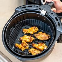 Airfryer Silikon Pişirme Hava Fritözü Yemek Pişirme Kabı Kare 1 Adet