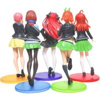 Anime The Quintessential Quintuplets Eşsiz Beşizler 5li Aksiyon Figür Seti 20 Cm