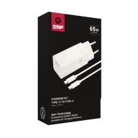 Genpa GNP 65W GAN Şarj Adaptörü ve Type-C Kablo Şarj Takımı