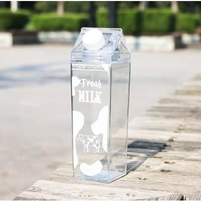 Karton Görünümlü Plastik Fresh Milk Taze Süt Şişesi