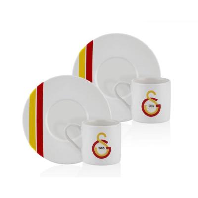 Neva Galatasaray Çizgili 2'li Kahve Fincan Takımı