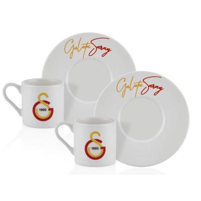 Neva Galatasaray El Yazılı 2'li Kahve Fincan Takımı