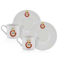 Neva Galatasaray Klasik Logo 2'li Kahve Fincan Takımı