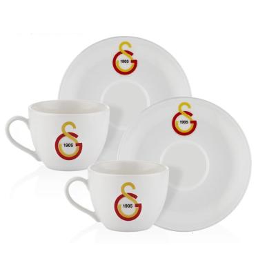 Neva Galatasaray Klasik Logo 2'li Çay Fincan Takımı
