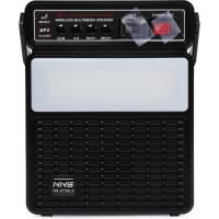 Nns NS-2730LS Solar Güneş Panelli Radyolu Bluetooth Hoparlör Torç LED Fenerli Solar Kamp Lambası Seti 2 Ampul
