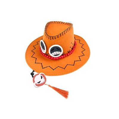 One Piece ACE Anime Cosplay Turuncu Şapka