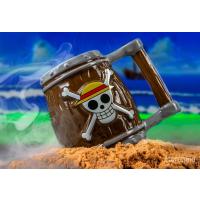One Piece İskelet Fıçı 3D Tasarım Kupa Bardak