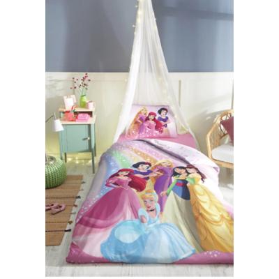 Özdilek Princess Rainbow Tek Kişilik Disney Lisanslı Lastikli Fitted Çarşaf Çocuk Nevresim Takımı