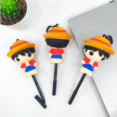 Squishy Jel Mürekkep Kalem Sevimli One Piece Luffy