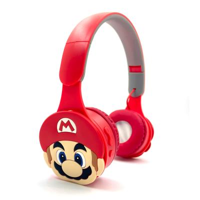 Super Mario Kablosuz Bluetooth Katlanabilir Kulaküstü Kulaklık