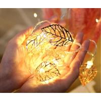  3D Altın Yaprak Led Işık Gold