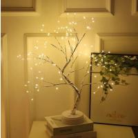  Dokunmatik Dekoratif Led Işıklı Ağaç Masa Lambası 50cm