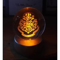 3D Harry Potter Hogwarts Işıklı Kristal Küre Arkadaşa Hediye