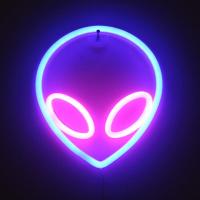 Allien Uzaylı Neon Işıklı Gece Lambası