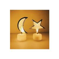 Ay Ve Yıldız Mini Lamba Gold Renk Masa Dekor Led Işık