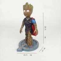 Galaxinin Koruyucuları Baby Groot Thor Versiyon Karakter Figür