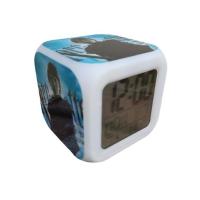 Harry Potter Renk Değiştiren Alarmlı Termometreli Dijital Küp Saat Model 2
