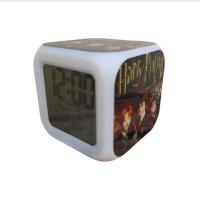 Harry Potter Renk Değiştiren Alarmlı Termometreli Dijital Küp Saat Model 3