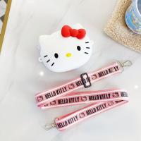 Hello Kitty Tasarım Silikon Omuz Askılı Çanta