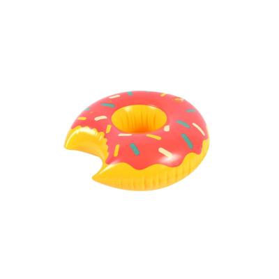 Isırılmış Donut Desenli Şişme Havuz Deniz Bardak Tutucu Float Bar