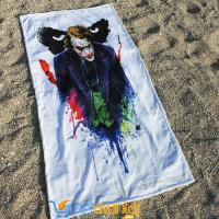 Joker Tasarım Plaj Havlusu Dijital Baskılı 75x150