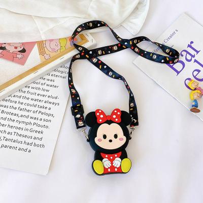Bebek Minnie Mouse Silikon Omuz Askılı Çanta