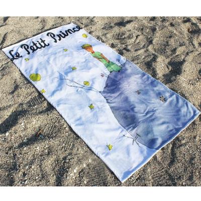 Küçük Prens Tasarım Plaj Havlusu Dijital Baskılı 75x150
