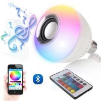 LED Music Bulb Bluetooth Hoparlör Akıllı Led Ampul Lamba