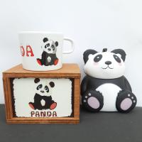 Özel Tasarım Panda Kupa Ve Squishy Anahtarlık Seti